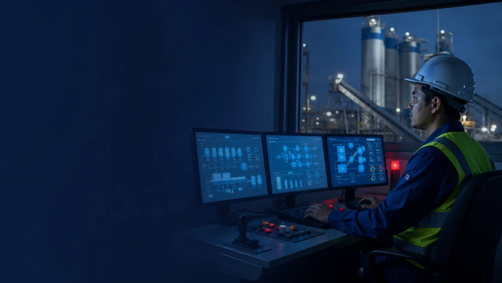 Batching control room